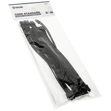Kolink CORESTANDARD-EK-BLK Csatlakozókábel Áram Fekete 4. kép
