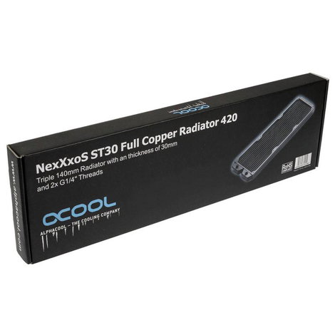 Alphacool Alphacool NexXxoS ST30 Full Copper 420mm Radiator Számítógép vízhűtés 6. kép