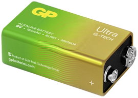 GP Batteries Ultra 9V-os elem Alkáli mangán 9 V 1 db