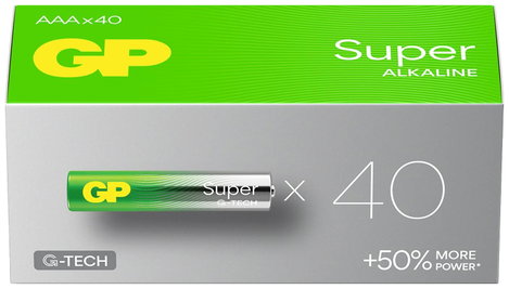 GP Batteries Mikroelem Super Alkáli mangán 1.5 V 40 db 3. kép