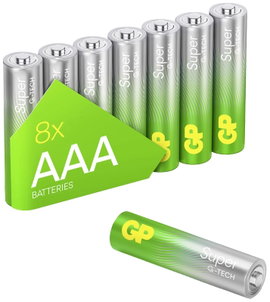 GP Batteries Mikroelem Super Alkáli mangán 1.5 V 8 db