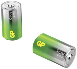 Góliátelem GP Batteries Super Alkáli mangán 1.5 V 2 db