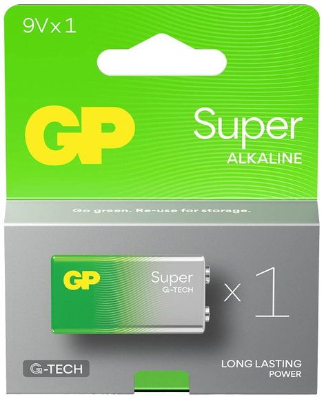 GP Batteries Super 9V-os elem 9 V 1 db 2. kép