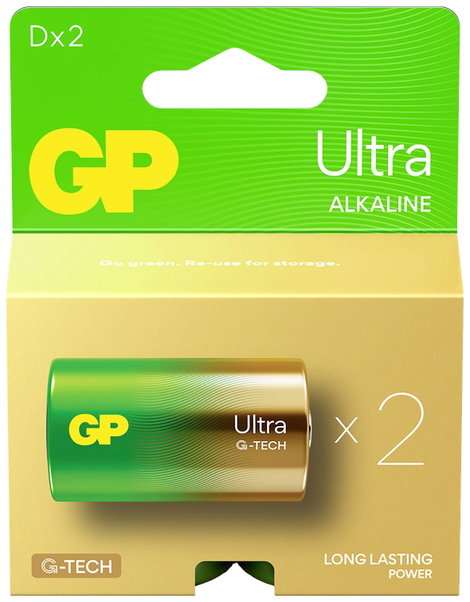 Góliátelem GP Batteries Ultra Alkáli mangán 1.5 V 2 db 2. kép