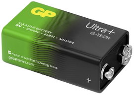 GP Batteries Ultra Plus 9V-os elem Alkáli mangán 9 V 1 db