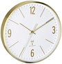 TFA Dostmann 60.3534.53 Rádiójel vezérlésű Falióra 300 mm x 45 mm x 300 mm Arany 2. bélyegkép