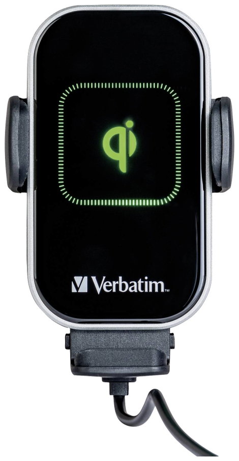 Verbatim FWC-02 Qi Fast Wireless Car Charger Induktív töltőállomás USB Fekete 3. kép