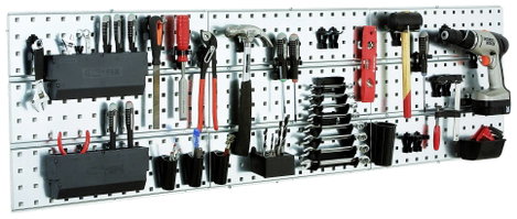 raaco 118347 Szerszám horog szerszám fali panel (Sz x Ma x Mé) 520 x 440 x 11 mm 1 db 2. kép