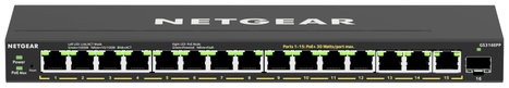 NETGEAR GS316EPP Hálózati switch, RJ45/SFP 16 port 1 GBit/s PoE funkció 4. kép