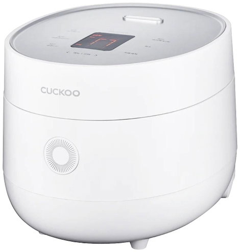 Többfunkciós rizsfőző kijelzővel és mérőpohárral, időzítő funkció, fehér, Cuckoo CR-0675F