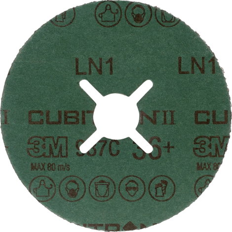 3M 460683 Cubitron™ II 987C Rost tárcsa Ø 115 mm Furat átmérő 22 mm 25 db 4. kép