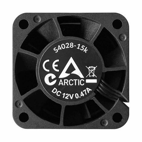 Arctic S4028-15K Számítógépház ventilátor Fekete (Sz x Ma x Mé) 40 x 28 x 40 mm 4. kép