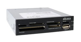 Akasa AK-ICR-07 Beépíthető memóriakártya olvasó USB 2.0 Fekete