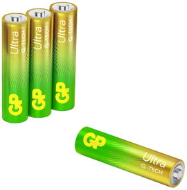 GP Batteries Mikroelem Ultra Alkáli mangán 1.5 V 4 db