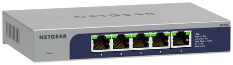 NETGEAR MS105 Hálózati switch, RJ45 5 port 2.5 GBit/s 3. kép