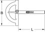 KS Tools 300.0642 3000642 Szögmérő 2. bélyegkép