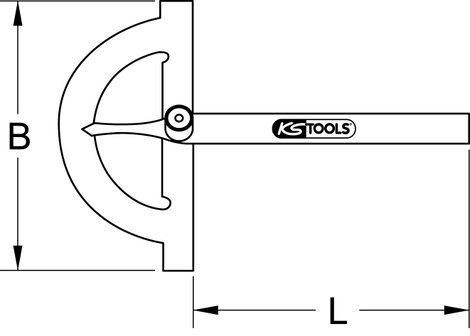 KS Tools 300.0642 3000642 Szögmérő 2. kép