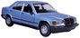 Bburago Mercedes 190E 1987, blau 1:24 Autómodell bélyegkép