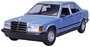 Bburago Mercedes 190E 1987, blau 1:24 Autómodell 2. bélyegkép