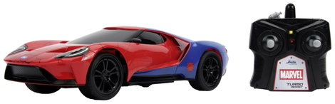 JADA TOYS 253226002 Marvel Spider-Man RC 2017 Ford GT 1:16 RC kezdő modellautó Elektro Sportkocsi