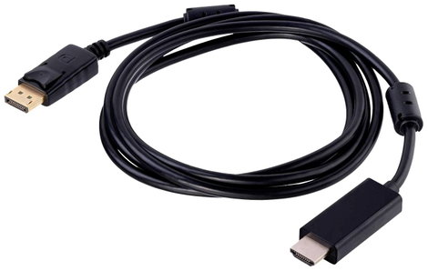 Akyga Csatlakozókábel DisplayPort dugó, HDMI-A dugó 1.8 m Fekete AK-AV-05 HDMI kábel 2. kép