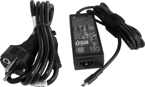 HP 45W USB-C LC Power Adapter EURO Notebook tápegység 45 W