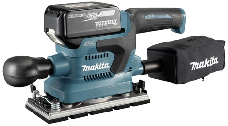 Makita DBO382Z Akkus rezgőcsiszoló akku nélkül, töltő nélkül 18 V 2. kép