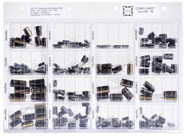 NOVA CCC-19 Elektrolit kondenzátor készlet Radiális kivezetéssel 25 V, 35 V, 50 V, 63 V, 100 V 20 % 