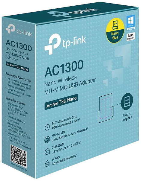 TP-LINK Archer T3U Nano Hálózati adapter USB 1.3 GBit/s 2. kép