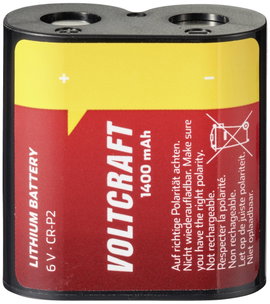 VOLTCRAFT CRP2 CR-P 2 Fotóelem Lítium 1400 mAh 6 V 1 db