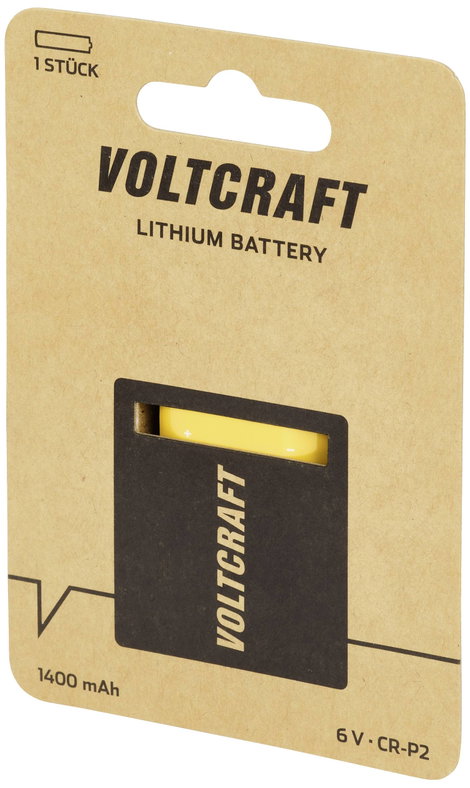 VOLTCRAFT CRP2 CR-P 2 Fotóelem Lítium 1400 mAh 6 V 1 db 2. kép