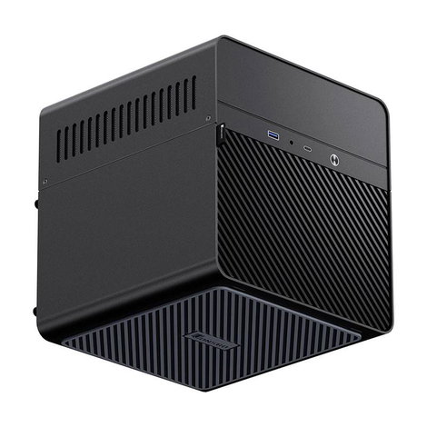 Jonsbo N2 Mini torony Számítógép ház, Gaming doboz Fekete 4. kép