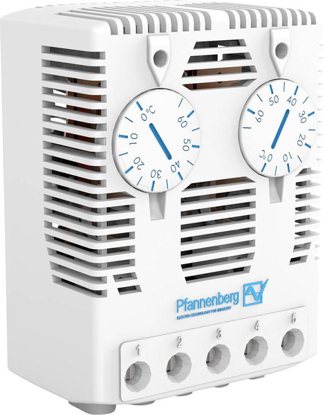 Pfannenberg Kapcsolószekrény termosztát FLZ 543 THERMOSTAT S/S 0..60°C 240 V/AC 2 záró (H x Sz x Ma)