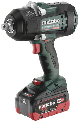 Metabo SSW 18 LTX 1450 BL 602401660 Akkus ütvecsavarozó 20 V Vele szállított akkuk száma 2 LiHD kefe