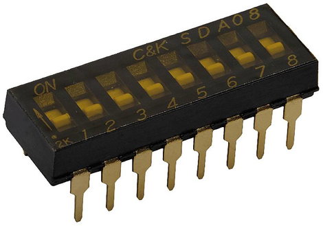 C & K Switches SDA02H0SB 1 db