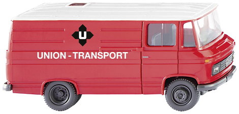 Wiking 0270 03 H0 Tehergépjármű modell Mercedes Benz Furgon L 406 Union Transport
