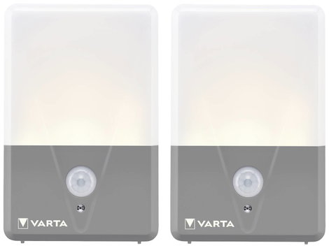 Varta 16634101402 Motion Sensor Outdoor Light Twin LED Kemping lámpa 40 lm Elemekről üzemeltetett 60