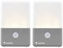 Varta 16634101402 Motion Sensor Outdoor Light Twin LED Kemping lámpa 40 lm Elemekről üzemeltetett 60 bélyegkép