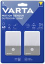 Varta 16634101402 Motion Sensor Outdoor Light Twin LED Kemping lámpa 40 lm Elemekről üzemeltetett 60 4. bélyegkép