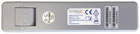 Technaxx 5073 TX-247 Konfigurációs USB stick 2. kép