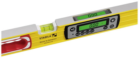 Stabila TECH 196 DL 19826 Digitális vízmérték csúszásgátlóval, táskával 122 cm 0.5 mm/m 7. kép