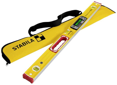 Stabila TECH 196 DL 19828 Digitális vízmérték csúszásgátlóval, táskával 81 cm 0.5 mm/m