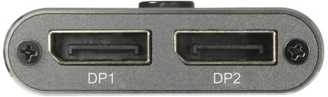 SpeaKa Professional SP-BDS-250 2 port DisplayPort switch Ultra HD-re alkalmas 7680 x 4320 pixel 3. kép