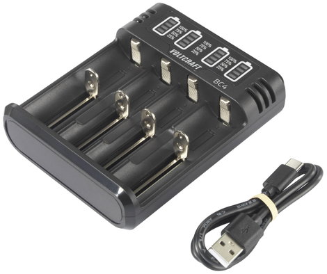 Hengeres akkutöltő Li-Ion, NiMH, VOLTCRAFT BC4 8. kép