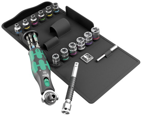 Wera 8009 Dugókulcs készlet 1/4 (6,3 mm) 27 részes 05004284001