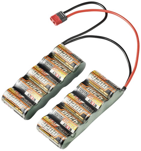Reely Akkucsomag, NiMH 12 V 4200 mAh Cellaszám: 10 side by side T-dugaszoló rendszer