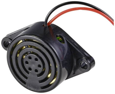 TRU COMPONENTS TC-10475820 Piezo jeladó Zajkibocsátás: 95 dB Feszültség: 12 V Tartós hangjel 1 db 2. kép
