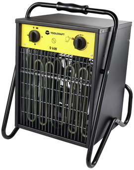 TOOLCRAFT TO-8578338 Ipari hősugárzó 9000 W Fekete/sárga
