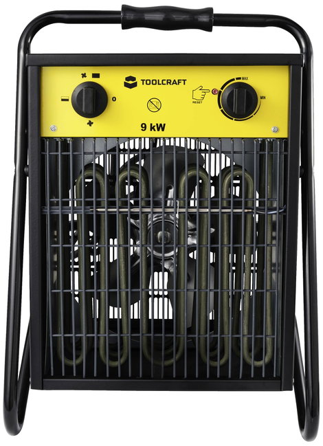 TOOLCRAFT TO-8578338 Ipari hősugárzó 9000 W Fekete/sárga 3. kép