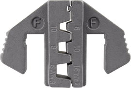 TOOLCRAFT PLE-0F TO-8381007 Krimpelő betét Érvéghüvelyek 6 - 16 mm² Alkalmas márka TOOLCRAFT PZ-500